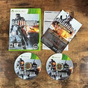 Battlefield 4 (Microsoft Xbox 360, 2013) [CIB] COMPLETE & TESTED + BOTH DISCS